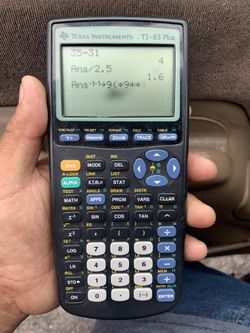 Ti-83 plus calculator