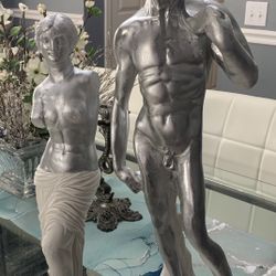 2 Greek Statues 