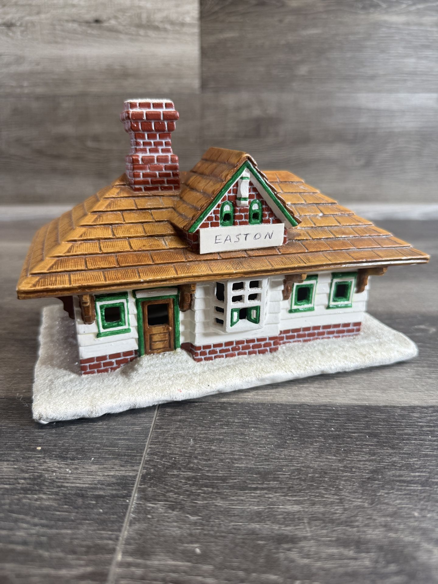 Vintage Byron Molds 1980 Ceramic House Home Christmas Village Set