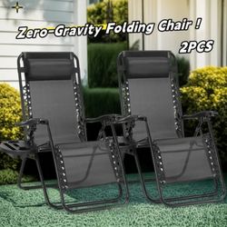 Zero Gravity Chairs- Set Of 2