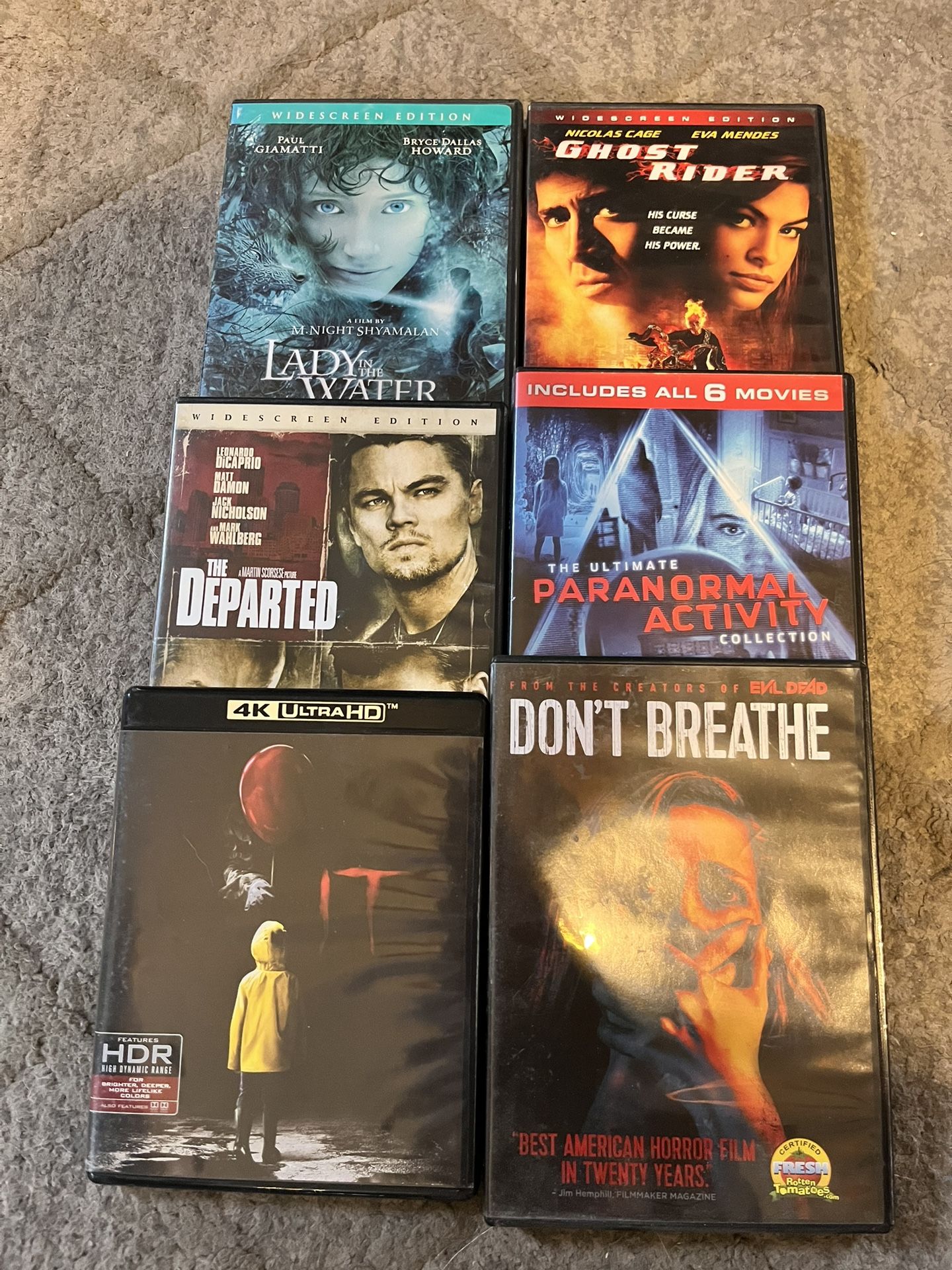 Scary/suspenseful Movies