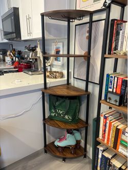 Corner Shelf - Modern Industrial