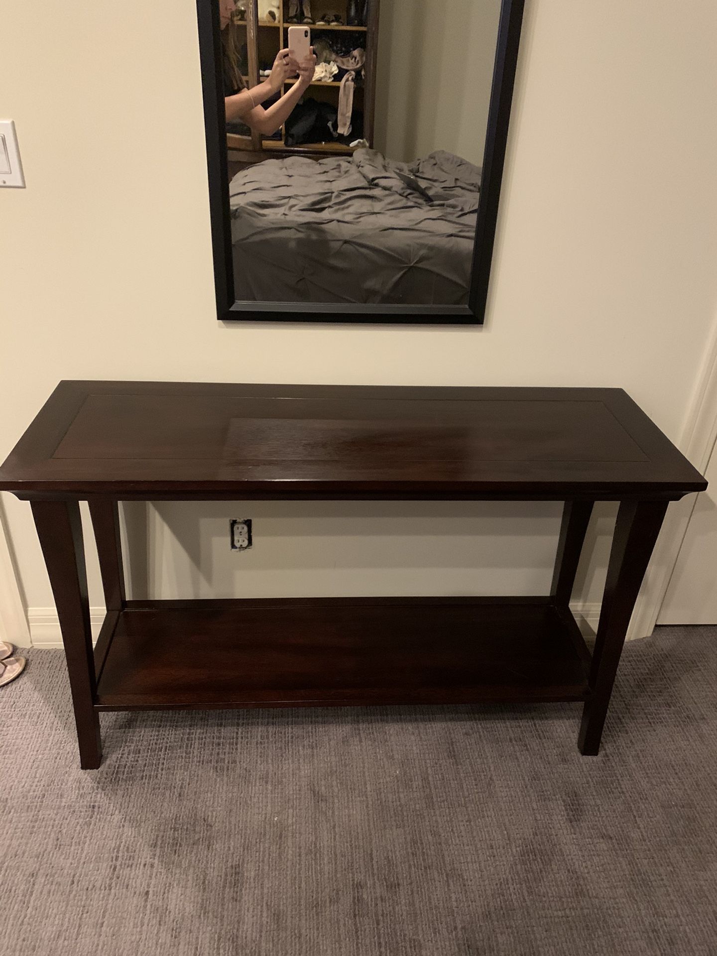 Pottery Barn Wood Console Table