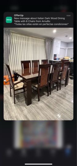 Italian Dining table Set 8 chairs Orginally $7499