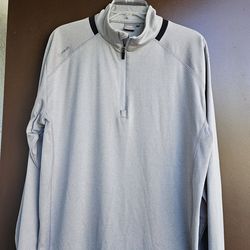 WORN ONCE MENS PING LIGHTWEIGHT GREY 1/4 ZIP GOLF JACKET SIZE LARGE