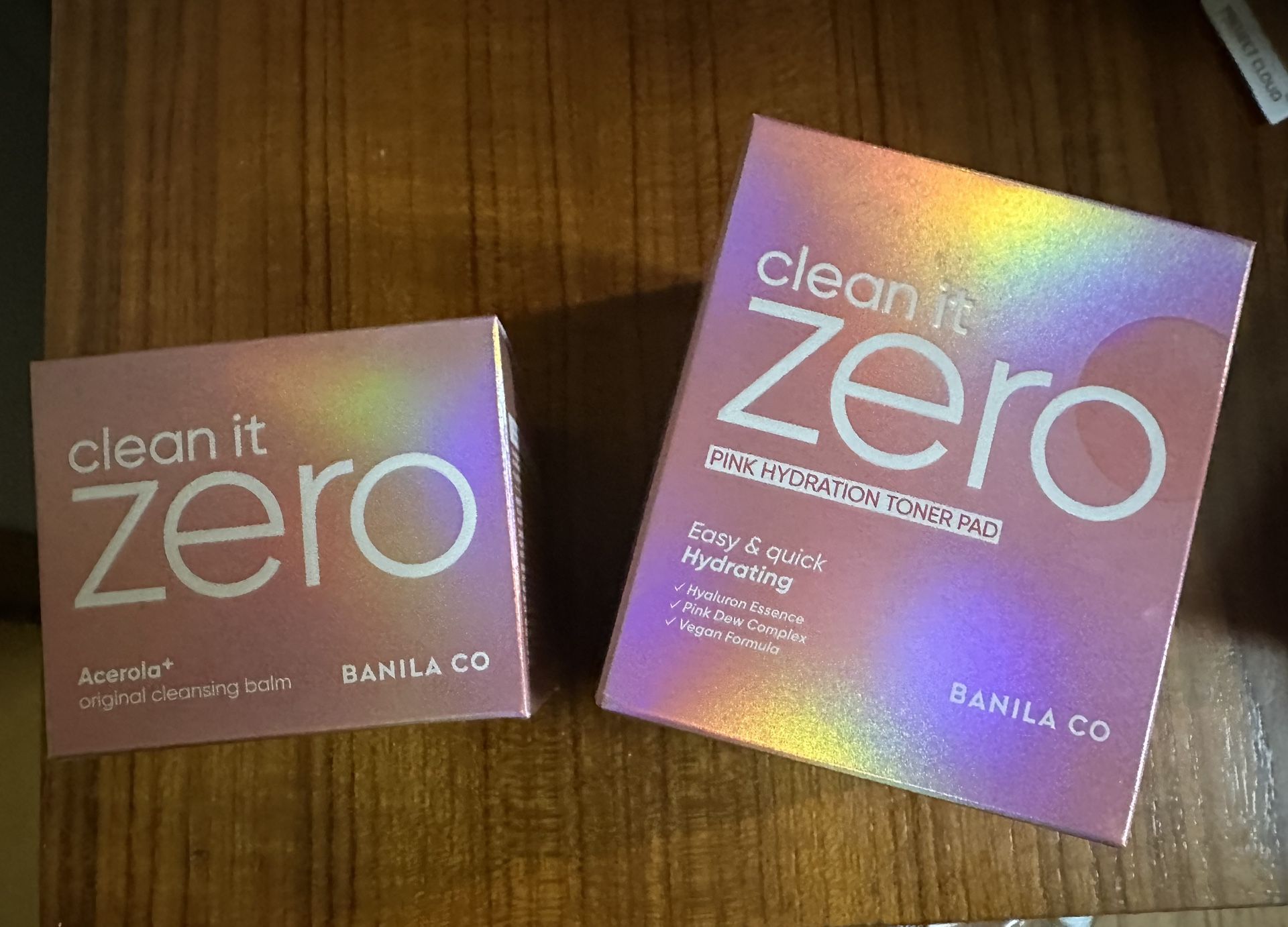 Banilla Co Toner Pads & Cleansing Balm Combo