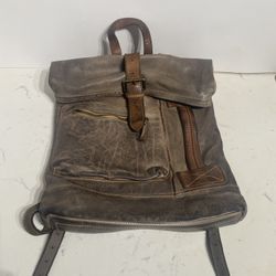 Bayside BS429 ROCK Italian Leather Backpack - Unisex (Great Condition)
