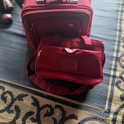 Two small traveling bags use once