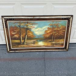 Antique 1920s  Oil Painting By Harold Cox Signed