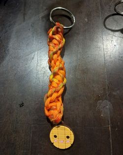 Paracord Keychain with Kawaii Charm