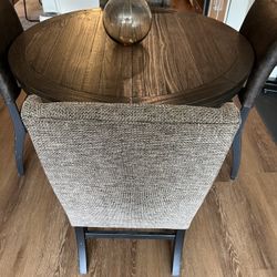 Wood Table And Chair Set