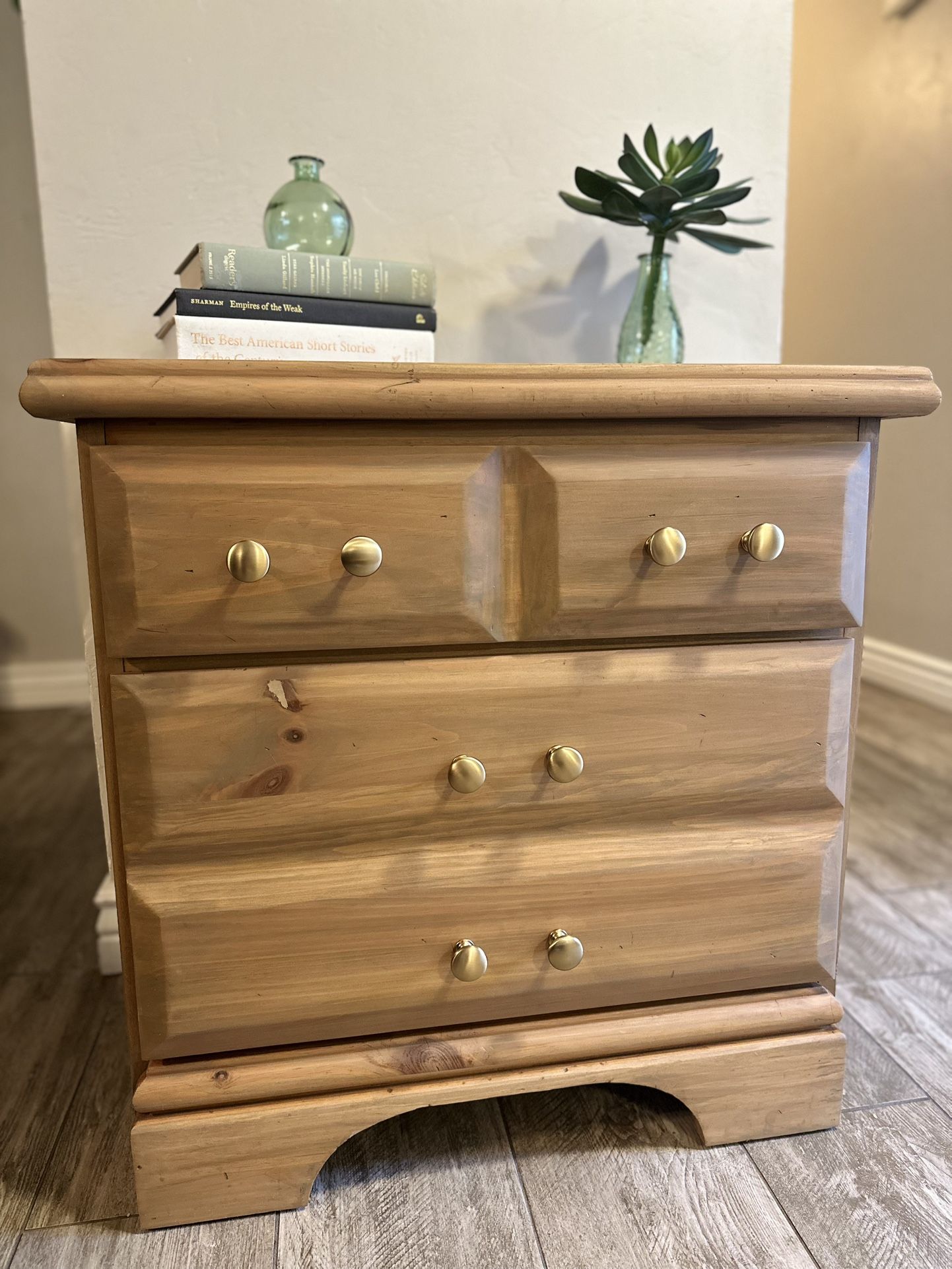 Refinished Nightstand Or Side Table 