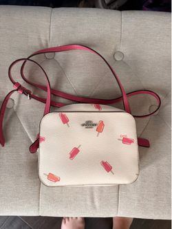 Coach Mini Camera Bag With Popsicle Print