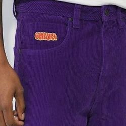 Empyre Purple Corduroy Pants Size 28