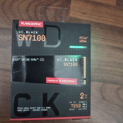 WD Black SN7100 2TB NVMe SSD PCIe Gen4 – Brand New Sealed