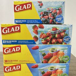 Glad Zipper Bags 