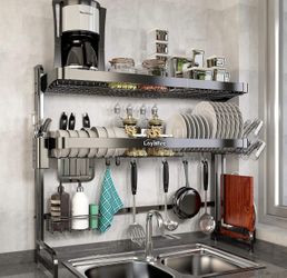 Over Sink Dish Drying Rack (Adjustable)