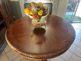 Solid wood table