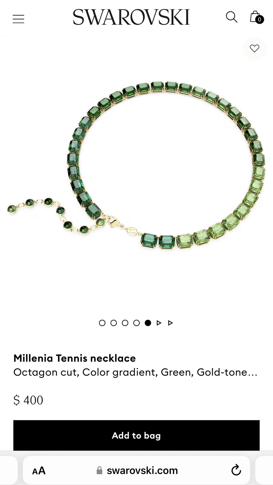 Swarovski Millenia Tennis necklace