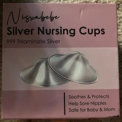 Opened, Unused Silver Nursing Covers