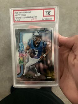 Bryce young refractor 2025 topps prestige 10 graded