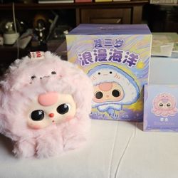 The Baby Three Romantic Ocean Series Plush Blind Box Confirmed Boba Eyes