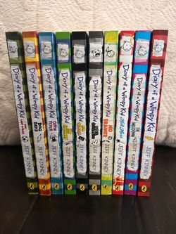Diary of a Wimpy Kid - 10 Books (NEW)