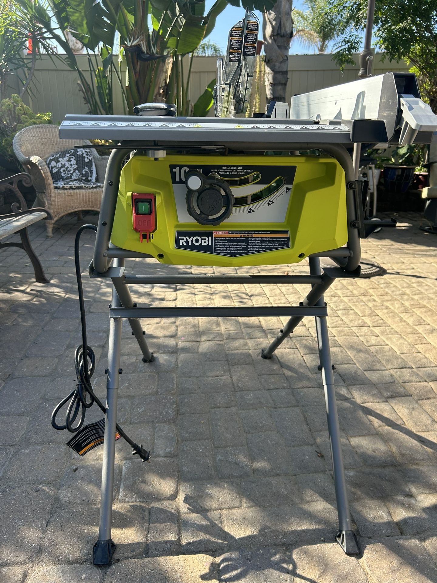10” Ryobi Table Saw Model RTS12