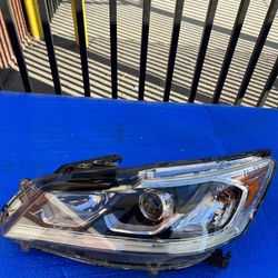 2016-2017 Honda Accord Headlight Left Side