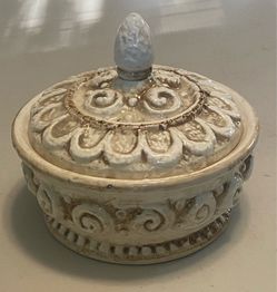 VINTAGE CERAMIC BOWL & LID