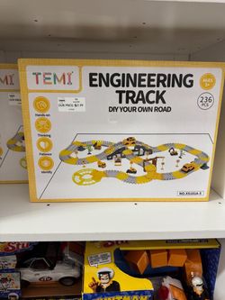 Temi Engineering Track DIY Road Set 236 Pcs