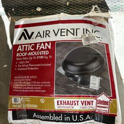 Attic Fan Roof Mount