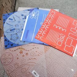 Five Scrapbooking Stencils