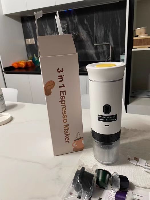 The Ultimate Travel Coffee Maker! Portable Espresso Machine // Works with Nespresso Pods // No Electricity Needed