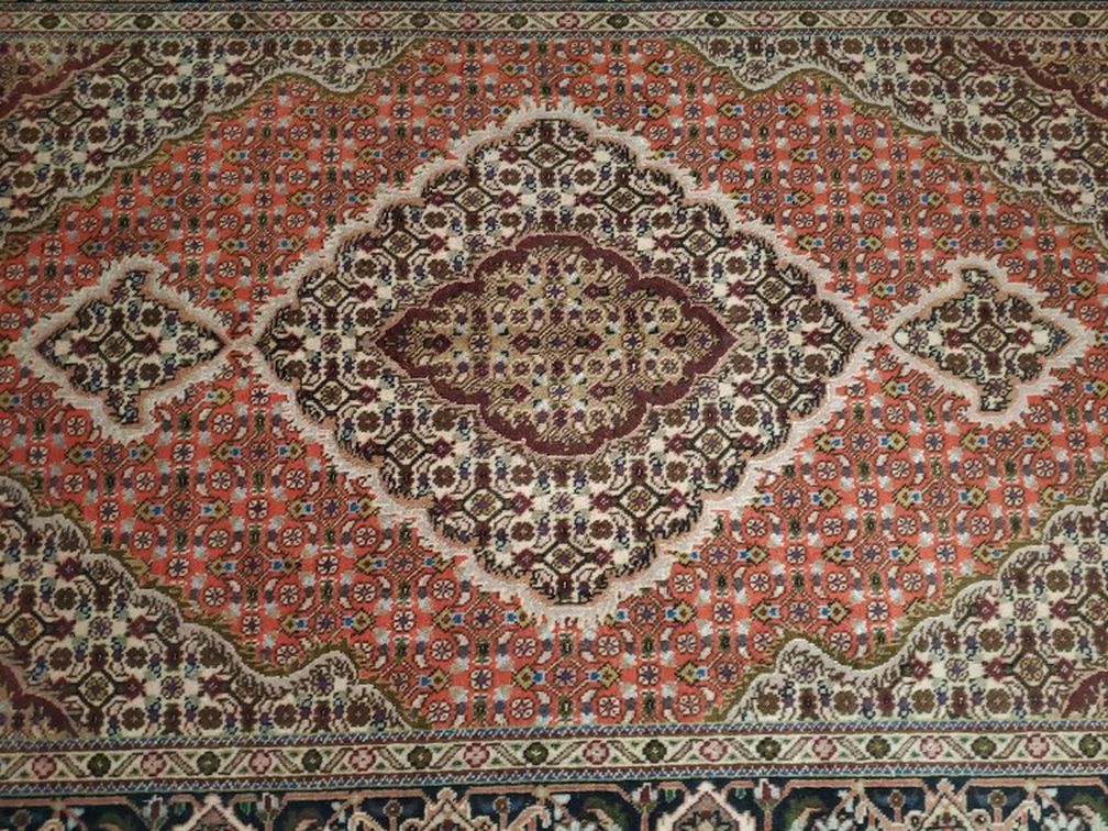 Authentic Tabriz Mahi Persian Rug | 3'3" × 5'0"