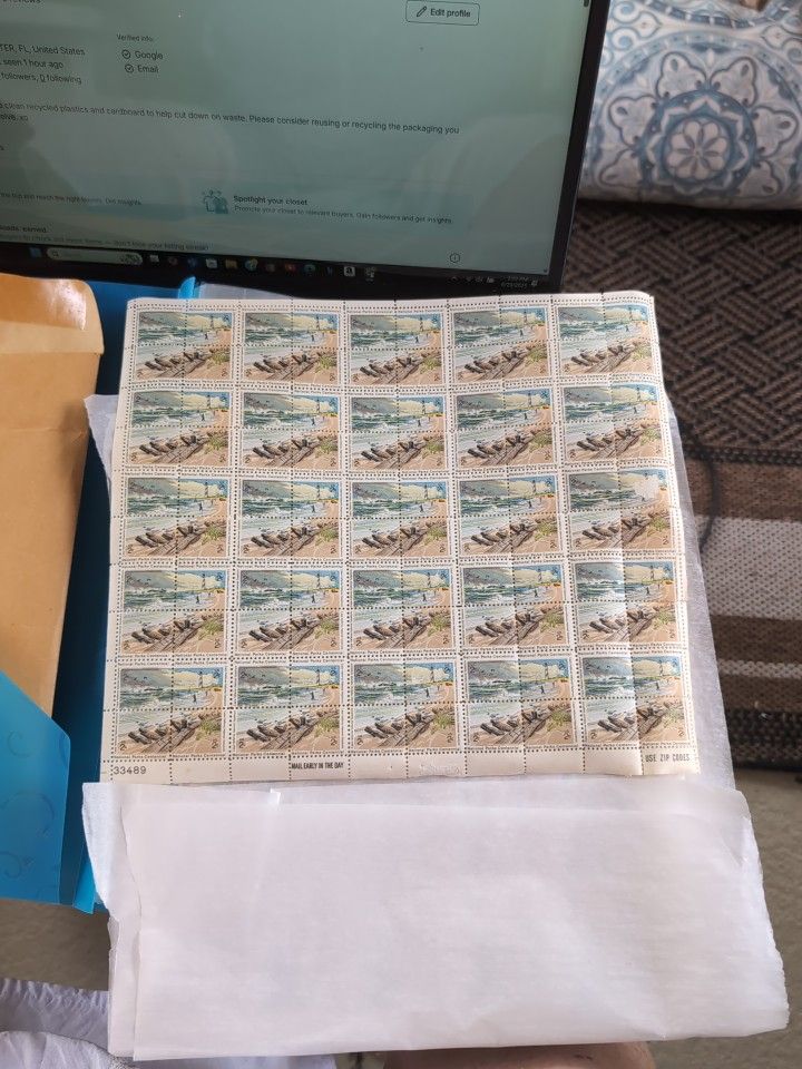 Stamp Collection Assorted Some Full Pages