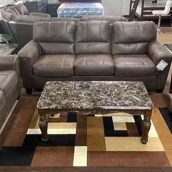 Leather Sofa And Love seat, No Down Payment No Credit Needed Labor Day Sale