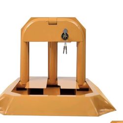Car Parking Lock with Keys Folding Car Parking Lock Manual Parking Space Lock