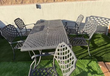 Patio table set