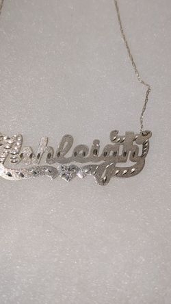 ASHLEIGH STERLING SILVER NECKLACE 22 Inch