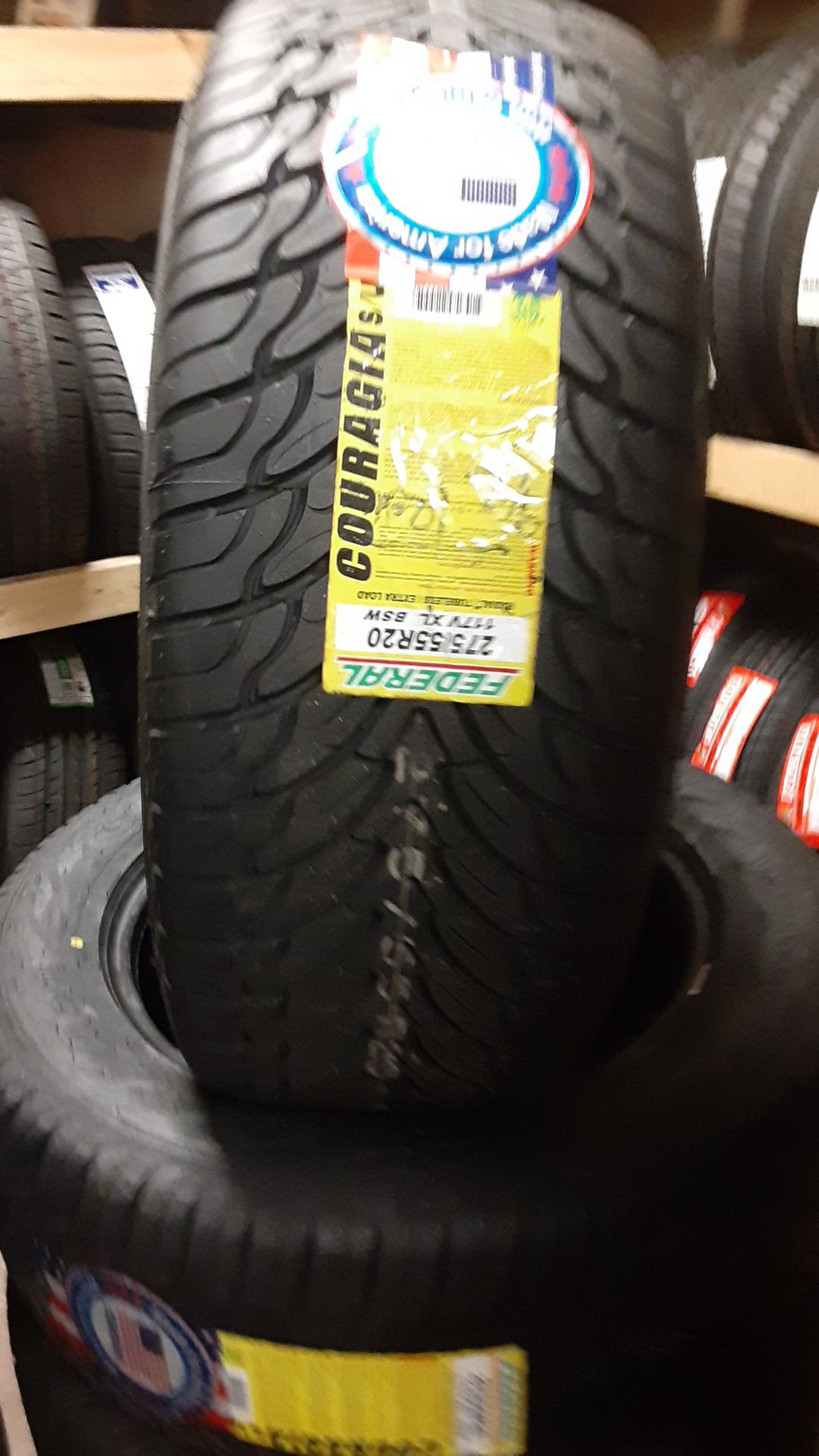 Set of 4 new tires 275/55r20
