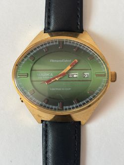 🕰️ Vintage Chaika Stadion Watch – USSR, 23 Jewels, Automatic