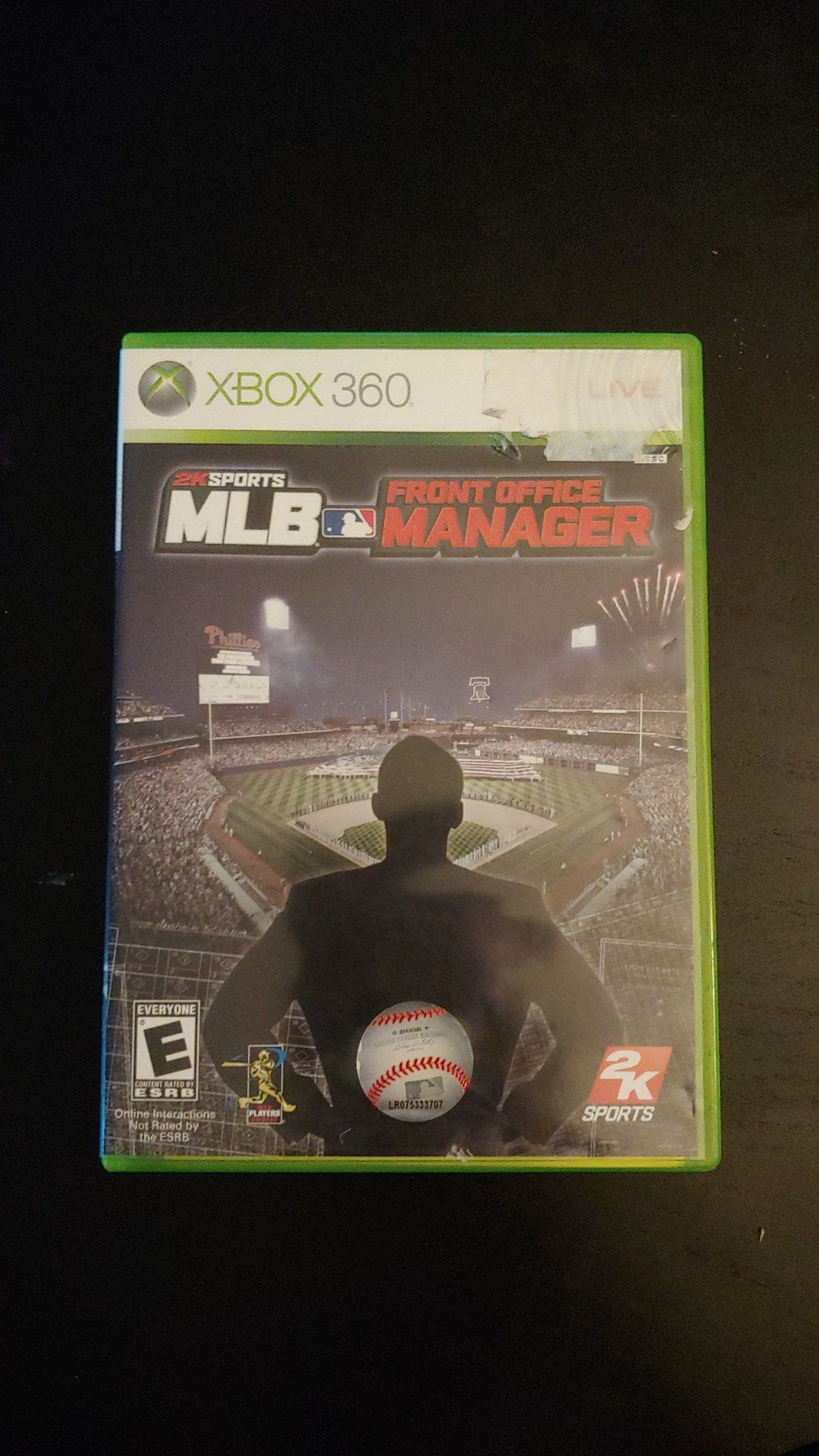 XBOX 360 2K Sports MLB Front Office Manager Complete Working