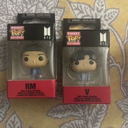 BTS RM & V Funko Pop  Figurine Keychain
