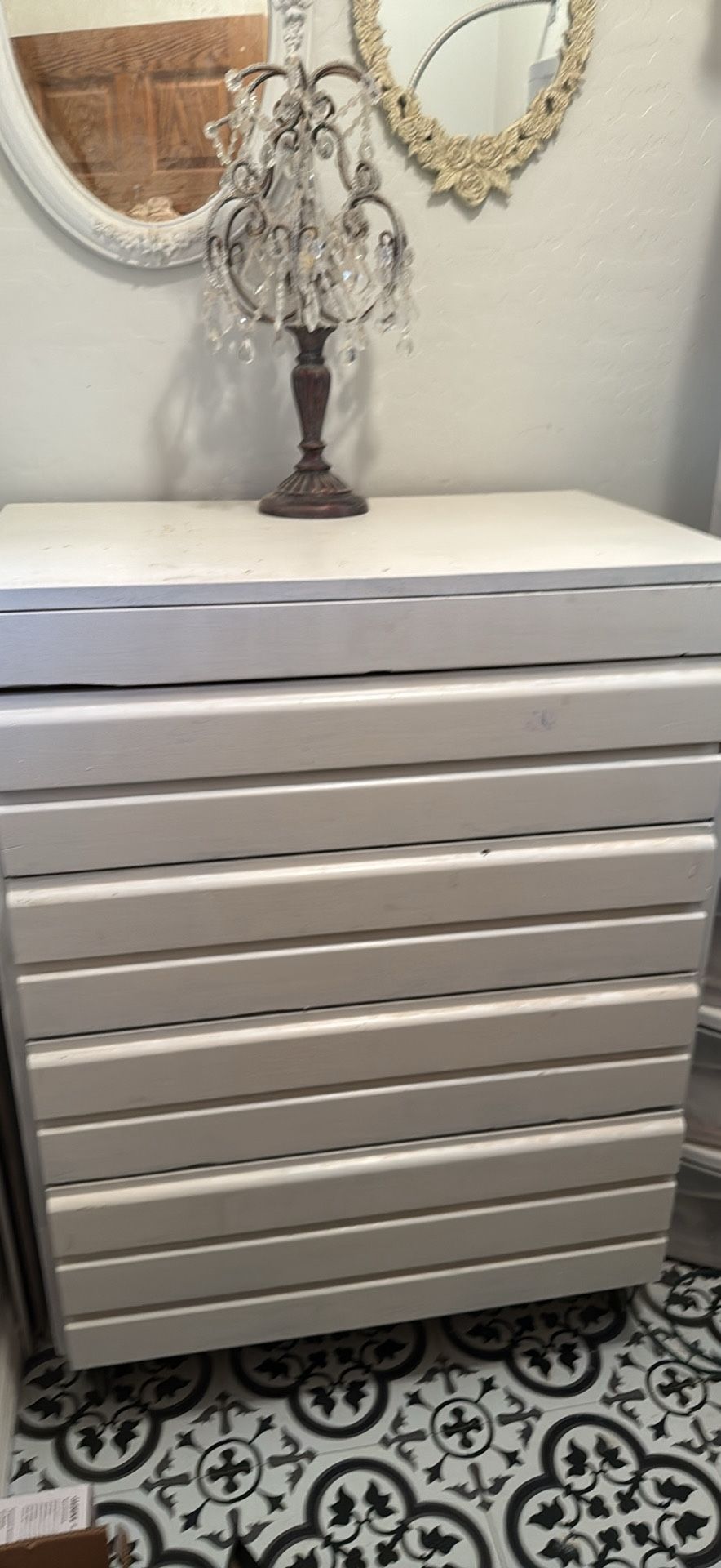 Vintage Wood Cabinet Dresser