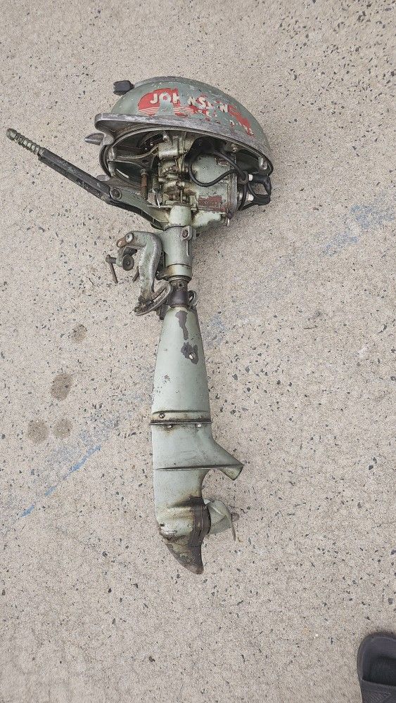Vintage 1940s Johnson seahorse Outboard boat motor