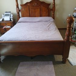 Queen Size  Bed  and Mattress  with Boxspring