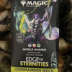 Magic the Gathering Edge of Eternities World Shaper Commander Deck o