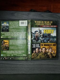 World War II Collection DVD – Fury & The Monuments Men