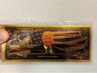 PRESIDENT TRUMP 2$ DOLLAR BILL